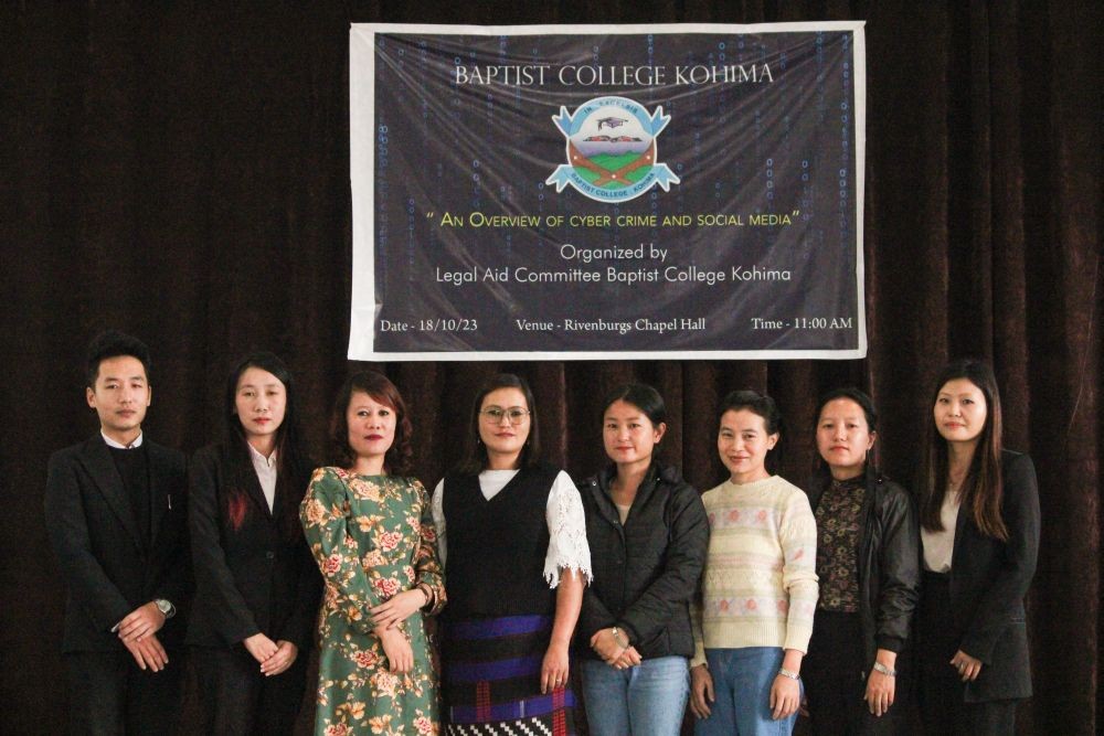 Legal Aid Committee of Baptist College, Kohima organised a programme on ‘an overview of cyber crime and social media’ on October 18.